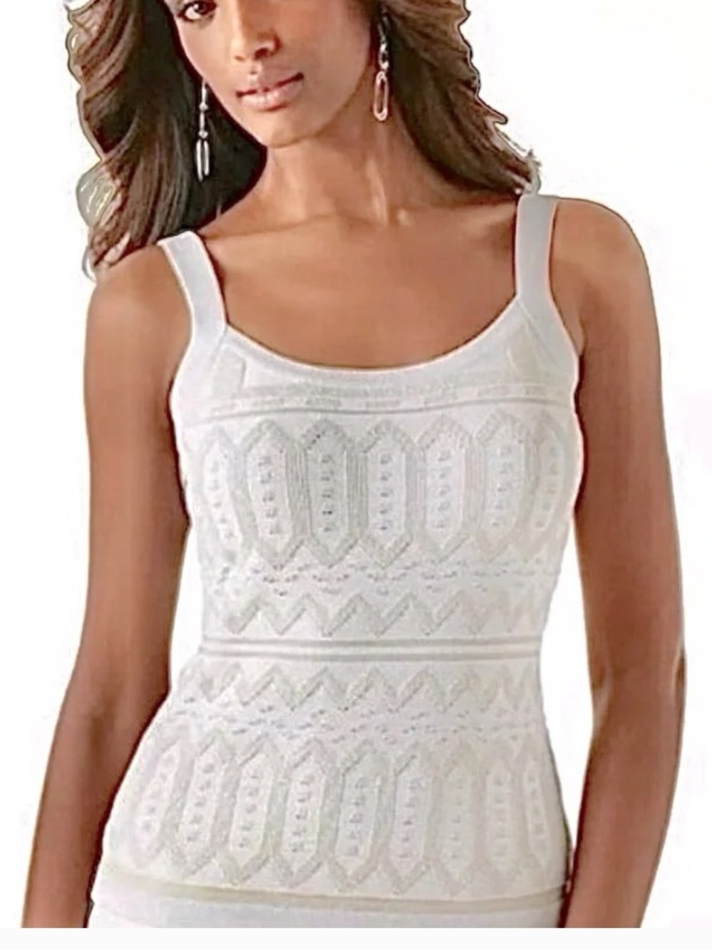 White House Black Market Tank Top. Cream Color. NWT. Size XL